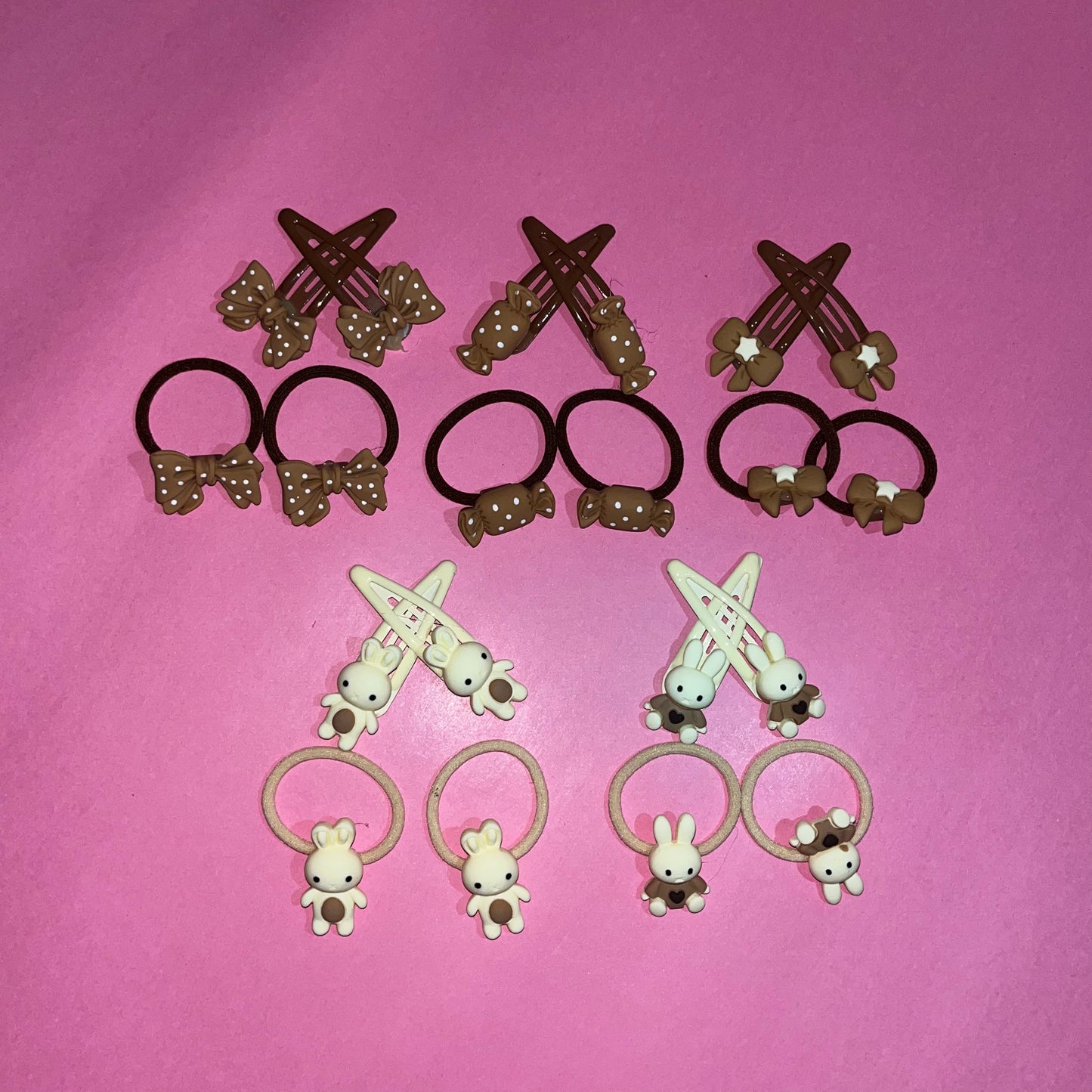 Givsy Korean Hair pins With Band (Set of 5) GSYHP005