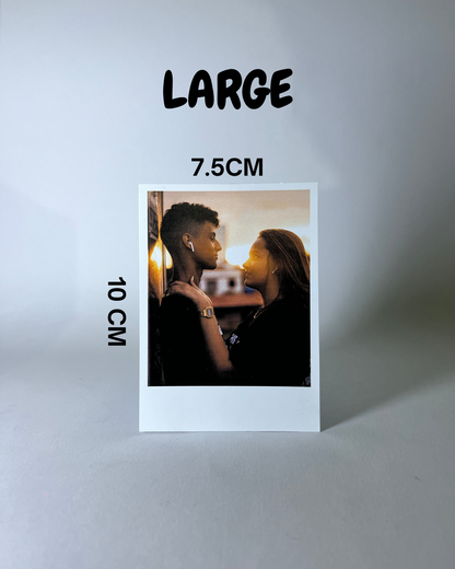Customized High Quality Polaroids Large (7.5cm x 10cm)