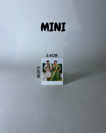 Customized High Quality Polaroids Mini (3.4cm x 4.3cm)