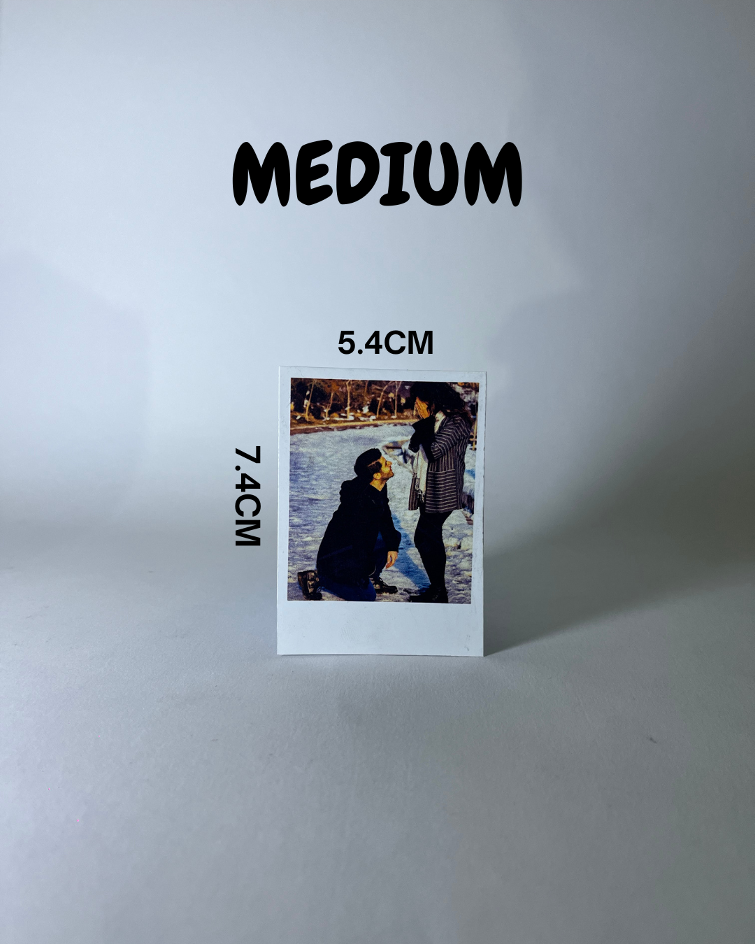 Customized High Quality Polaroids Medium (5.4cm x 7.4cm)