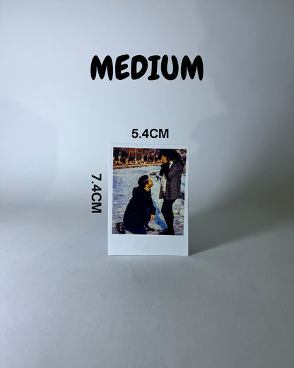 Customized High Quality Polaroids Medium (5.4cm x 7.4cm)